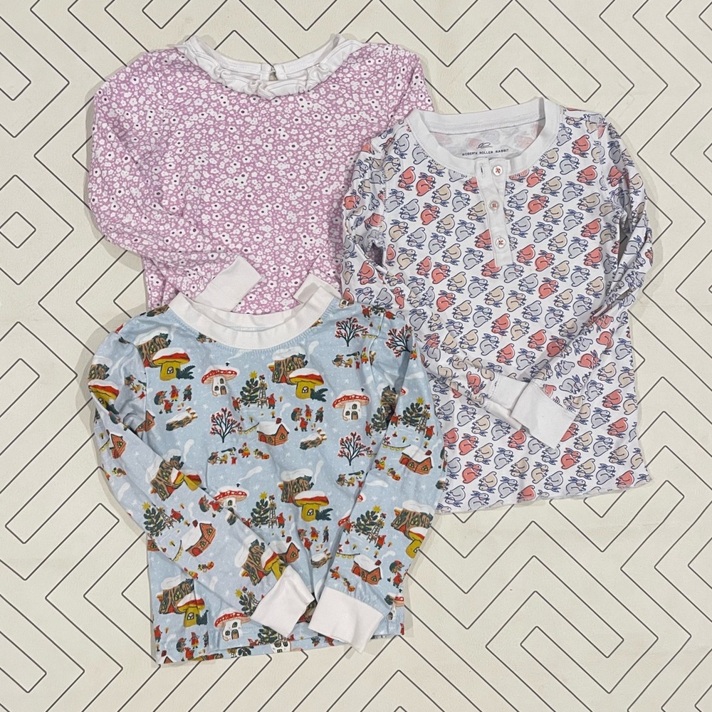 Bundle of Toddler Size 4 Pajama Separates